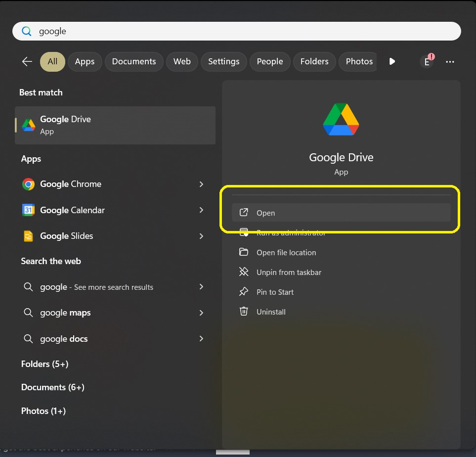 Indrive G Fix Google Drive (G:) Drive From Disappearing